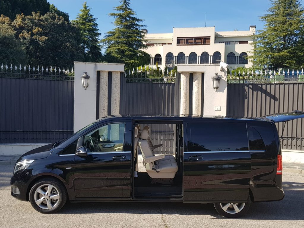 coches con conductor en Madrid para grupos