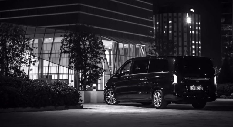 Mercedes Viano con chófer